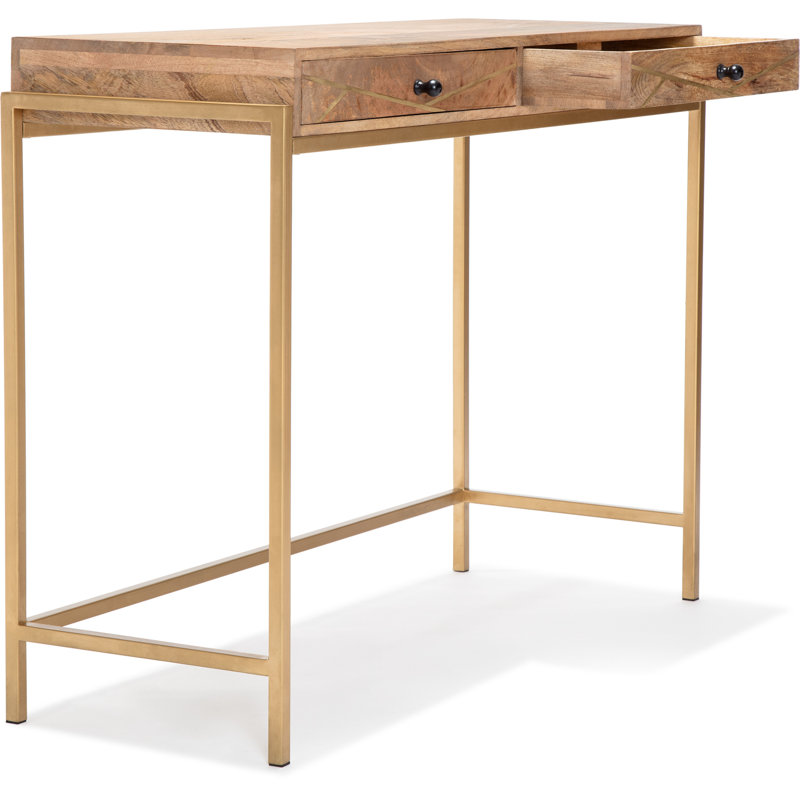 Adore Decor Sidney Console Table, Beige