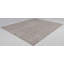 Hand Knotted Striped Area Rug in Beige