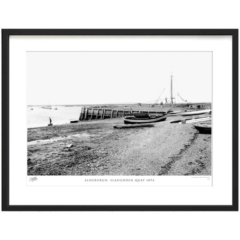 Aldeburgh, Slaughden Quay 1894 - Single Picture Frame Print, 45cm H x 60cm W x 2.3cm D