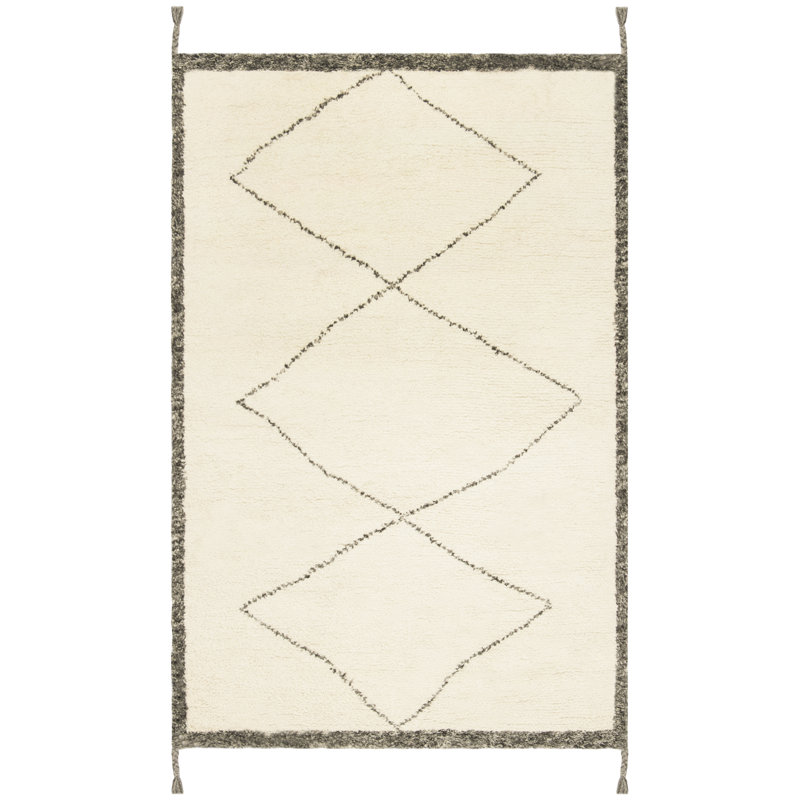 Tapis en laine touffeté à la main Powell, Rectangle 3 pi x 5 pi