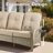 7 - Person Patio Furniture Set With Swivel Rocker, Outdoor Wicker Rattan High Back Seating Group With Cushions, All Weather Sofa Conversation Set  For Garden Backyard-394227900