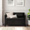 Banc de rangement rabattable
