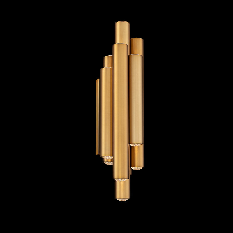 Silo 14 - Light LED Armed Sconce, Aged Brass
