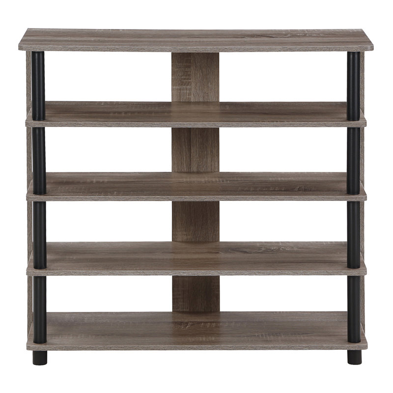 12 Pair Shoe Rack, Grey