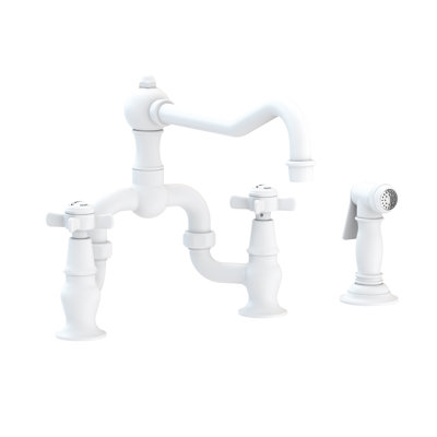 Fairfield Kitchen Bridge Faucet with Side Spray