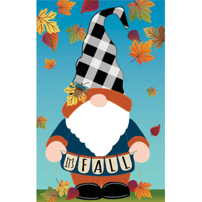 Drapeau de jardin en polyester 18 x 12,5 po