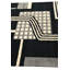 Tapis noir 5 x 8 Powley