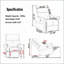 Chaise berçante inclinable 360 ° avec ports USB-1046591079
