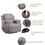 Fauteuil de massage inclinable et chauffant Barwick-1590690022
