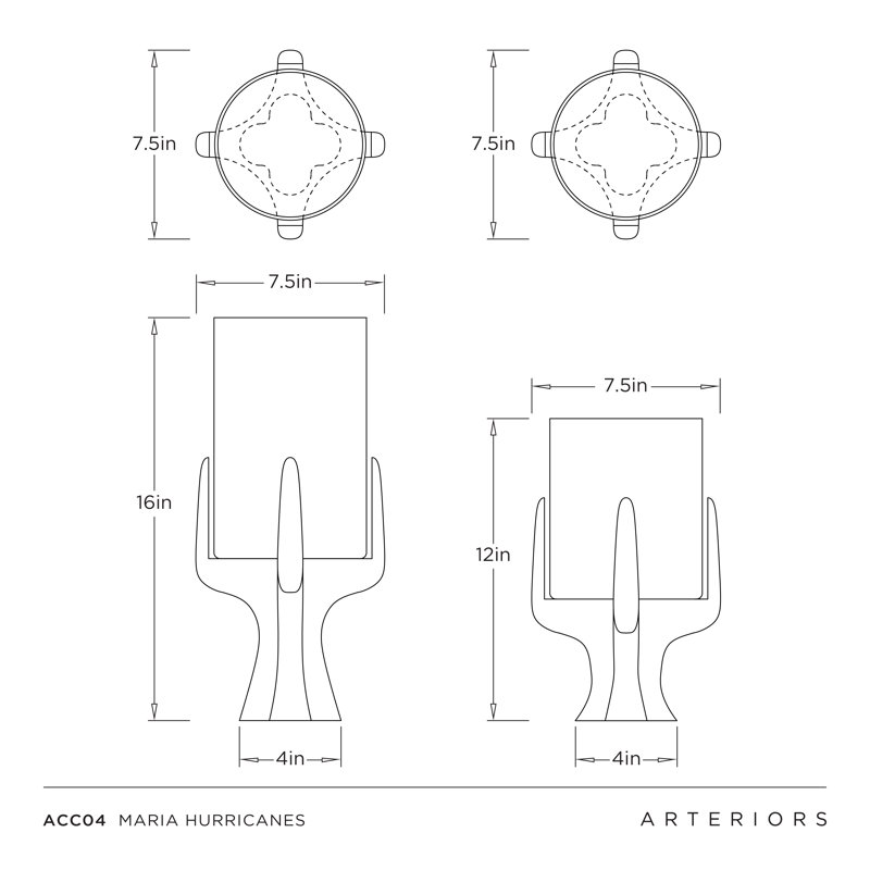 Maria Hurricanes, Set Of 2