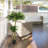 Indoor/Outdoor/Décor Artificial Tree UV Resistant Faux Palm Tree Plant in Pot in Basket in Planter