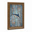 Impression sur toile marlin bleu sur bois de grange bleu patiné-133517963