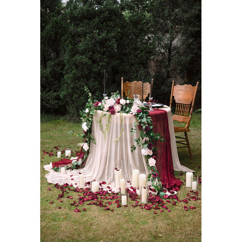 Guirlande Ling's Moment, Rosé et crème-01