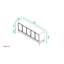 Buffet de 77 po de largeur Wetherby