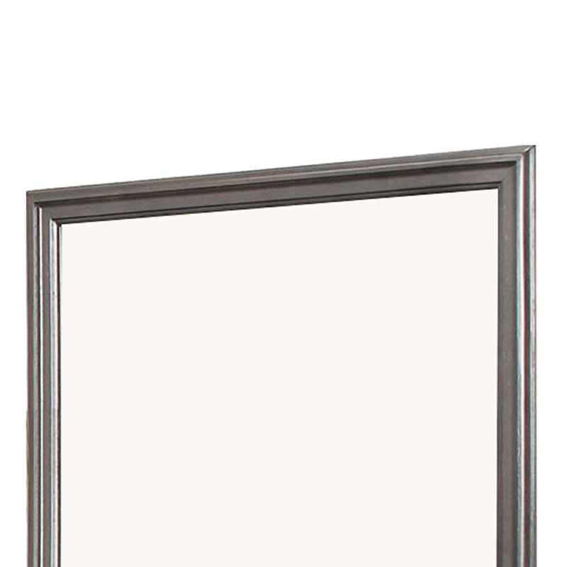 Miroir pour commode, Gris/argent
