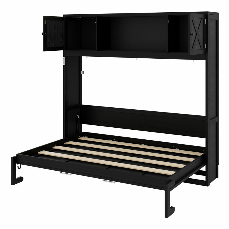 Lit escamotable avec armoires de rangement
