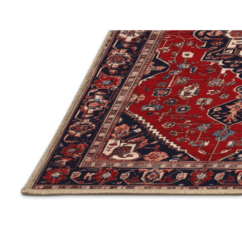 Tapis brun lavable à la machine, Rectangulaire 8 pi x 10 pi