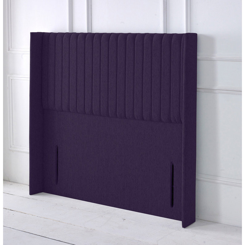 Upholstered Headboard, Purple, Single (3')