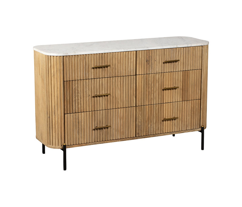 45 cm W Chest of 6 Drawers