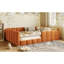 Lit de plancher en velours-129681135