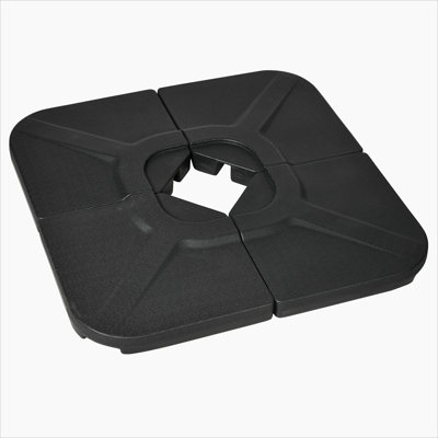Poids de base de parasol de patio polyvalent pour un abat-jour extérieur stable