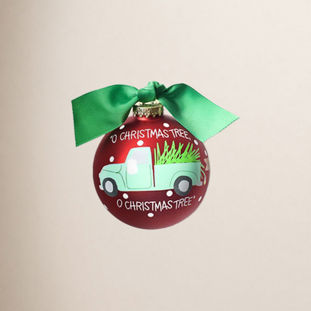 3.94'' Glass Ball Ornament Coton Colors by Laura Johnson