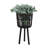 S/3 BAMBOO PLANTERS 11/13/15", BLACK