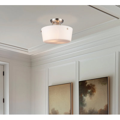 Plafonnier semi-encastré 2 lumières Mod Pod