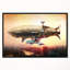 «Dirensible Balloon in Sky over City», reproduction d'impression-26663554-35121186