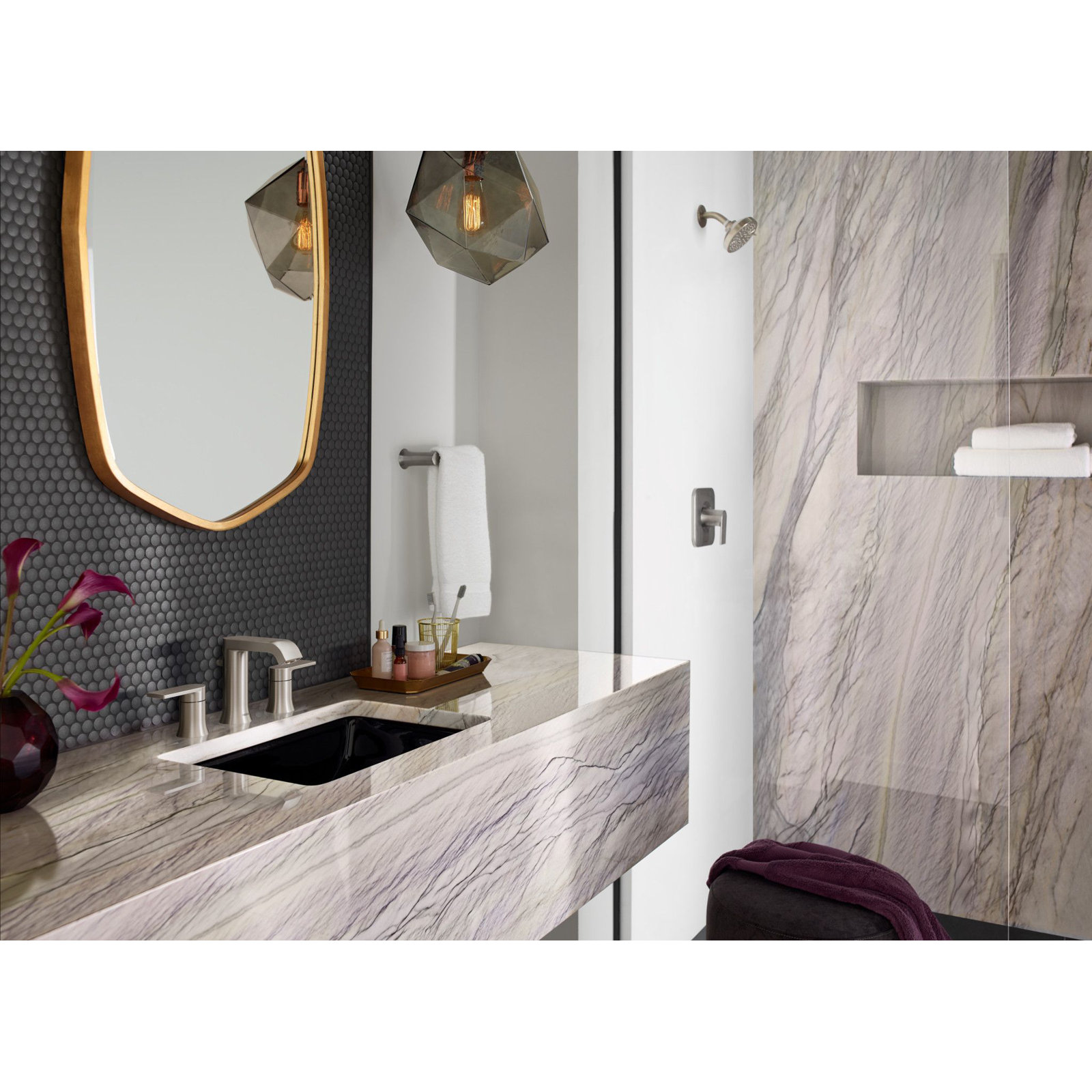 Moen Genta LX Robe Hook, Brushed Nickel