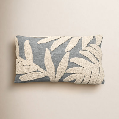 Francie 26" x 14" Embroidered Throw Pillow