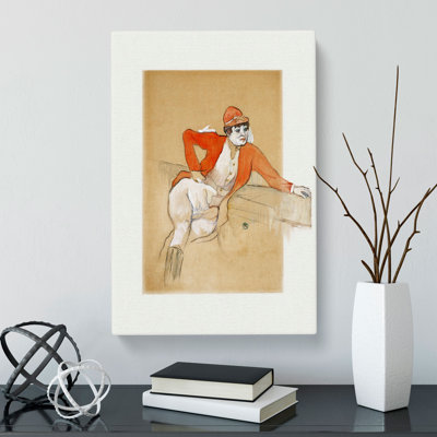 La Macarona by Henri de Toulouse-Lautrec - Wrapped Canvas