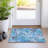 Machine Washable Indoor/Outdoor Xhevrie Blue Rug-38311269