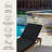 Eddie Bauer Outdoor Chaise Lounge Cushion, Sunbrella Fade & Water Resistant for Pool-Side Chaise Loungers & Deck Recliners, 26"W x 50"L, 2.5" thick; Back 26"W x 32"L, 2.5" thick, Canvas Black-963086072-1037174411