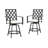 Akshit Square 6 - Person 27.6" Long Bar Height Dining Set with Cushions