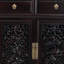 Nouvelle armoire à chaussures en orme de style chinois