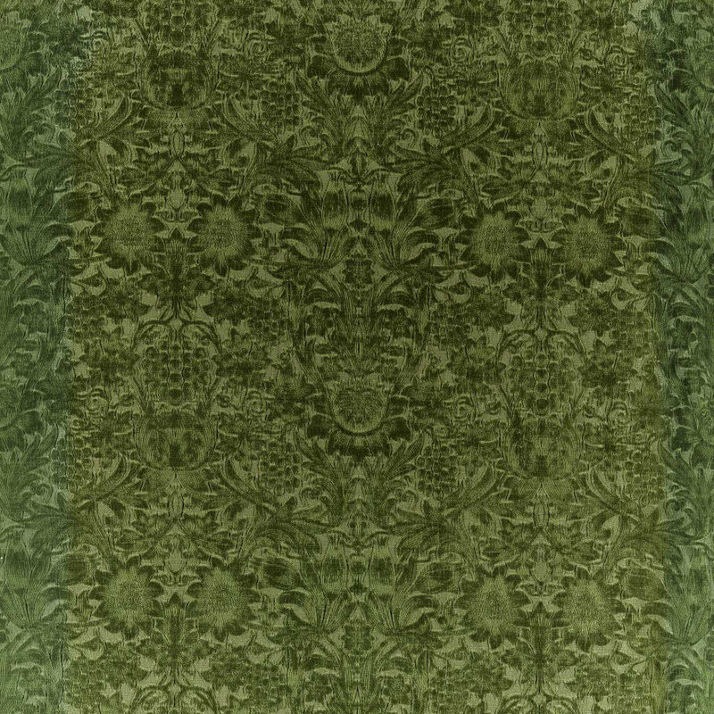 Sunflower Caffoy Velvet Fabric, Tump