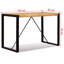Robert Mango Rectangular Wood Top Dining Table-33763766-99363329
