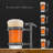 JoyJolt Tools Collection Beer Mug, Hammer Handle, 17.6 oz