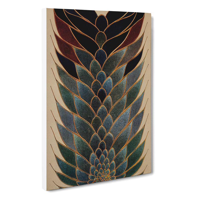 Special Abstract Feathers No.3 - Wrapped Canvas, 50cm H x 35cm W x 3cm D