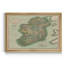 Carte de l’Irlande vintage-impression d’art graphique sur toile encadrée-476898509-476898507
