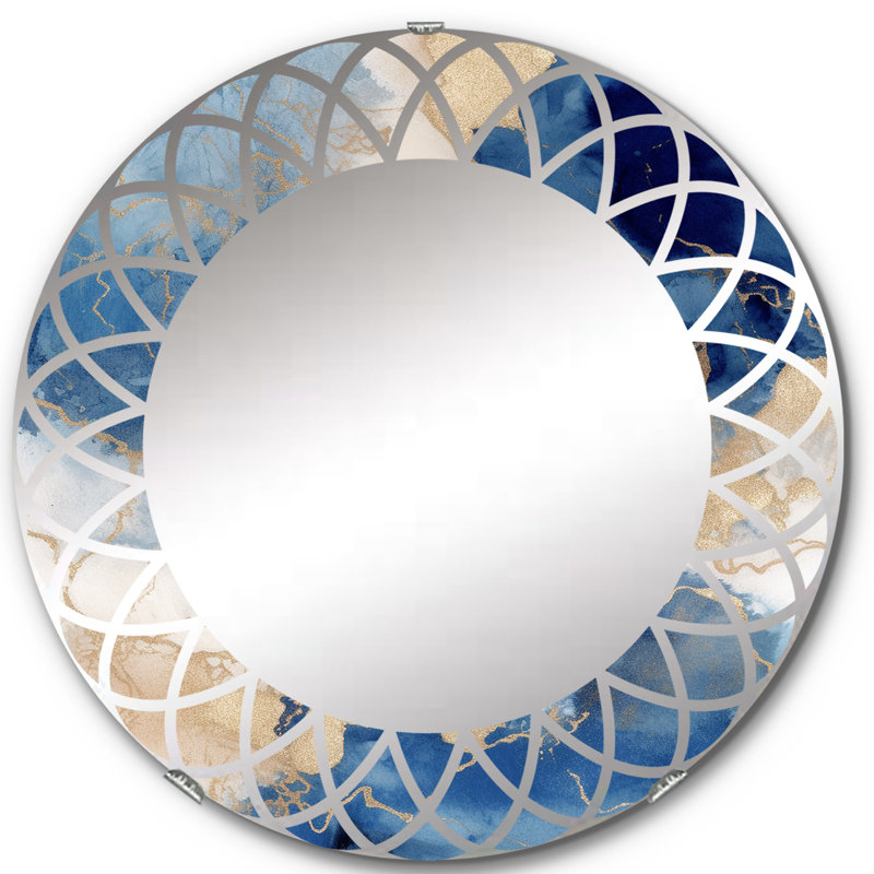 Miroir mural Zyanne, 24 po x 24 po
