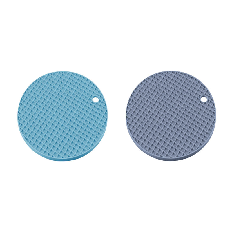 Ensemble de 2 tapis d'alimentation pour perroquets et cacatoès, bleu et gris