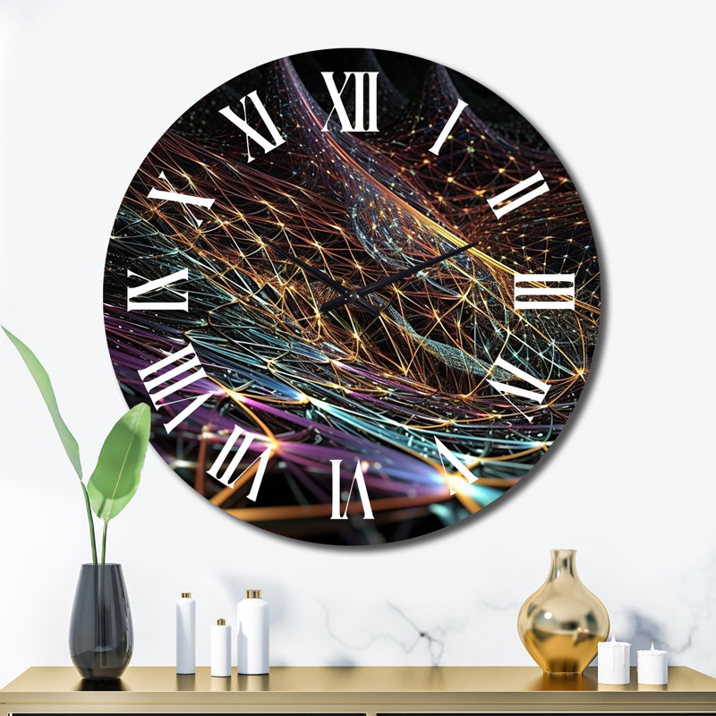 Horloge murale Futuristic Infinity, Très grand