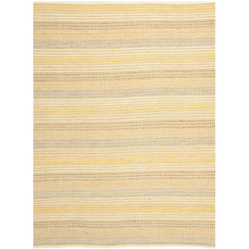 Tapis beige/brun/gris noué la à la main feliciana, Rectangle 9 pi x 12 pi