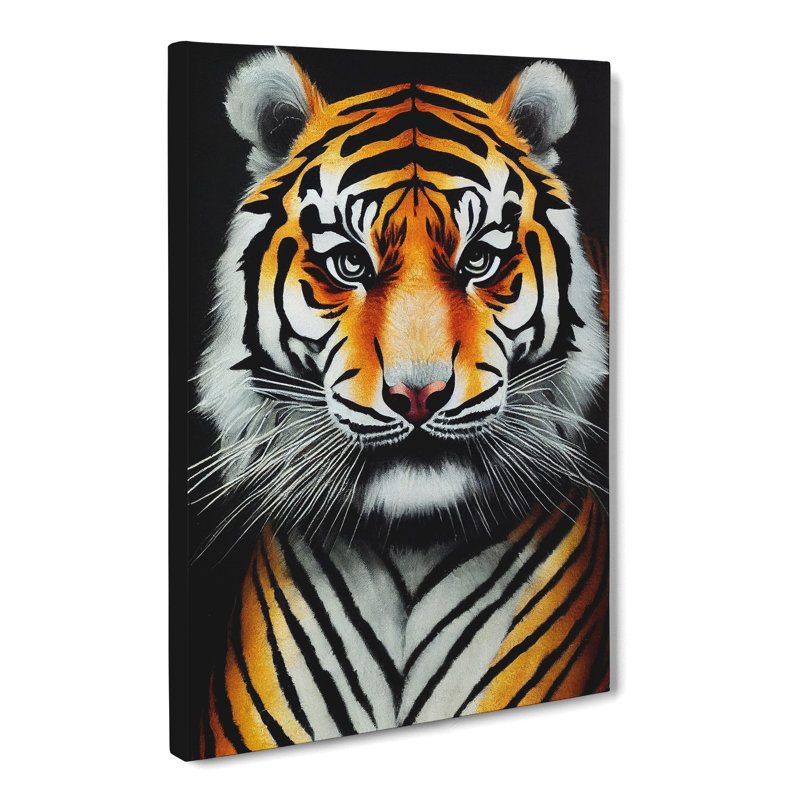 Tiger Portrait Vol.1 - Wrapped Canvas, 60cm H x 40cm W x 3cm D