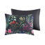 Ensemble de literie luxueux noir en polyester de style campagne glamour