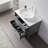 Colmar 36'' Natural Oak Veneer plywood Bathroom Vanity with engineered Solid Surface Top-35980520