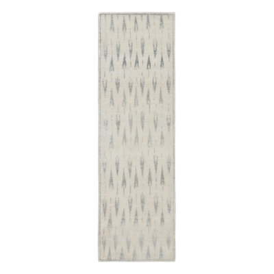 Handmade Silk Geometric Area Rug