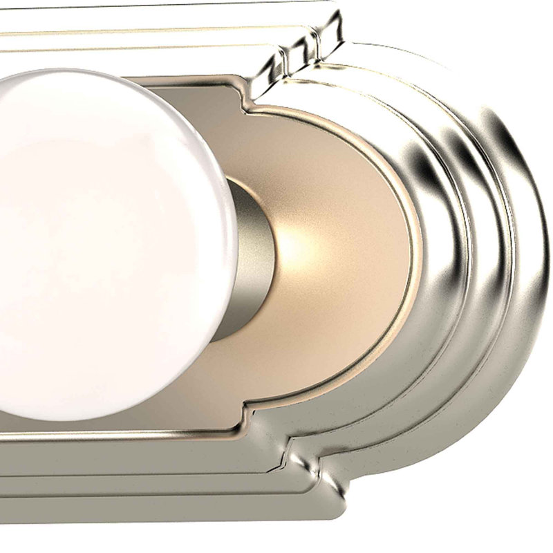  Brandon 5-Light Indoor Brushed Nickel Wall Mount Vanity Light Bath Bar, Brushed Nickel